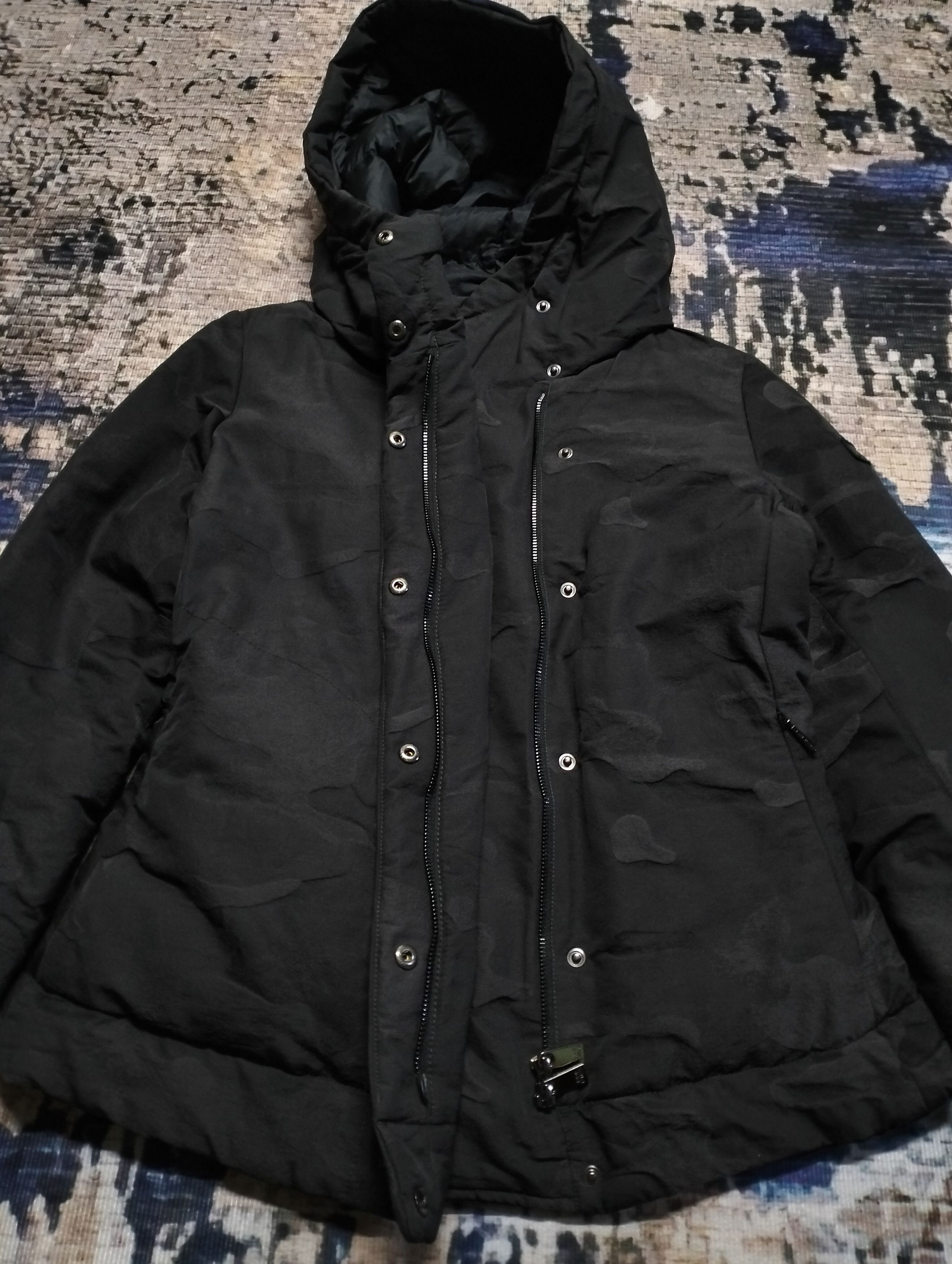 TATRAS Tatras Japan Goose Down Jacket Black Camouflage Size M / US 6-8 / IT 42-44 - 3 Thumbnail