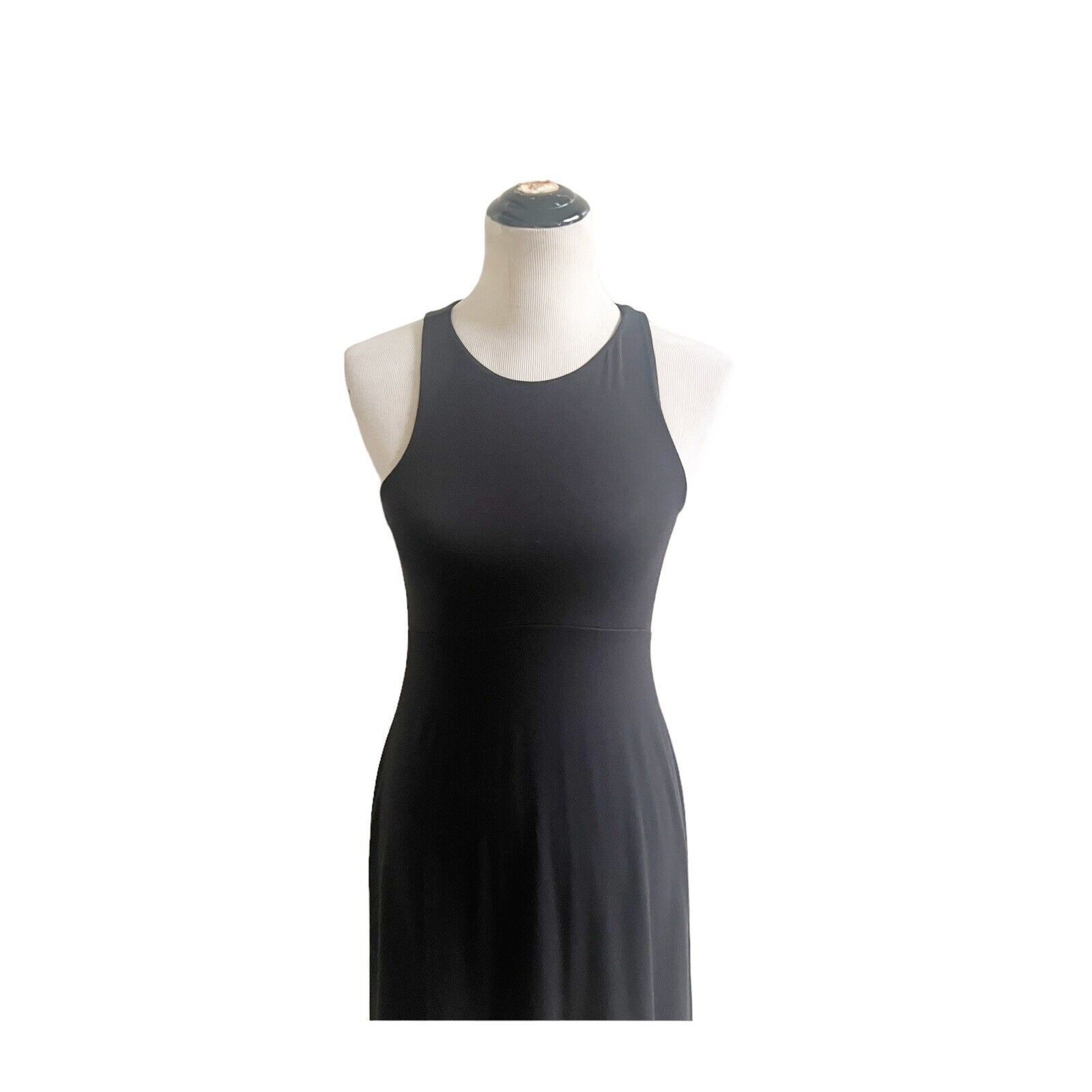 Athleta Athleta Soft Black Activewear Mini Dress Size XS Modal Size XS / US 0-2 / IT 36-38 - 7 Thumbnail