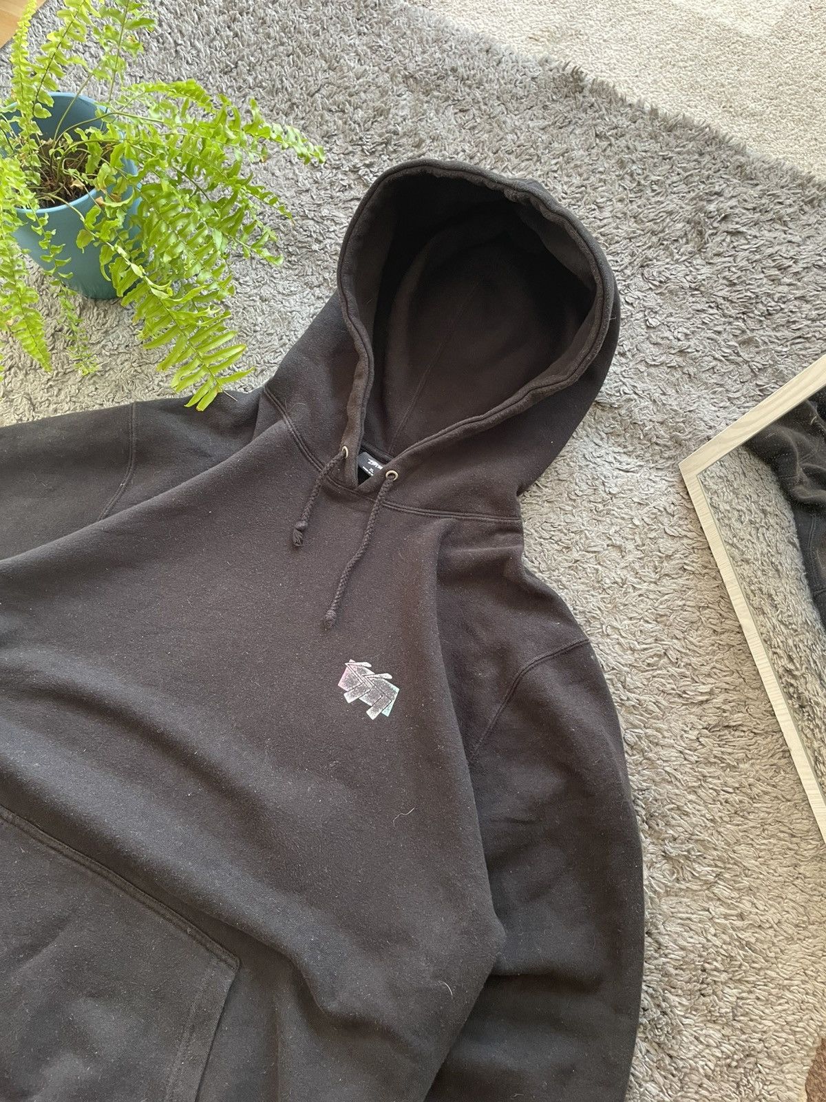 Stussy × Vintage 00s Stüssy Hoodie Streetwear Vintage Big Logo Rare Y2k Size US XL / EU 56 / 4 - 12 Thumbnail