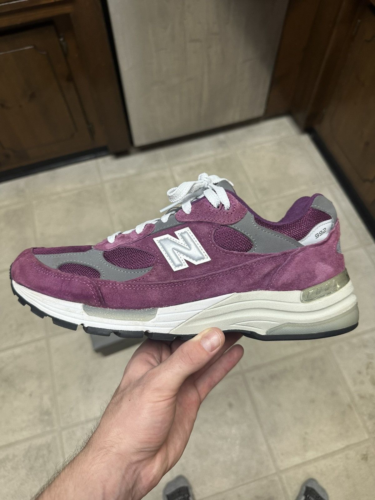 New Balance New Balance 992 Purple/Grey Size US 11 / EU 44 - 3 Thumbnail