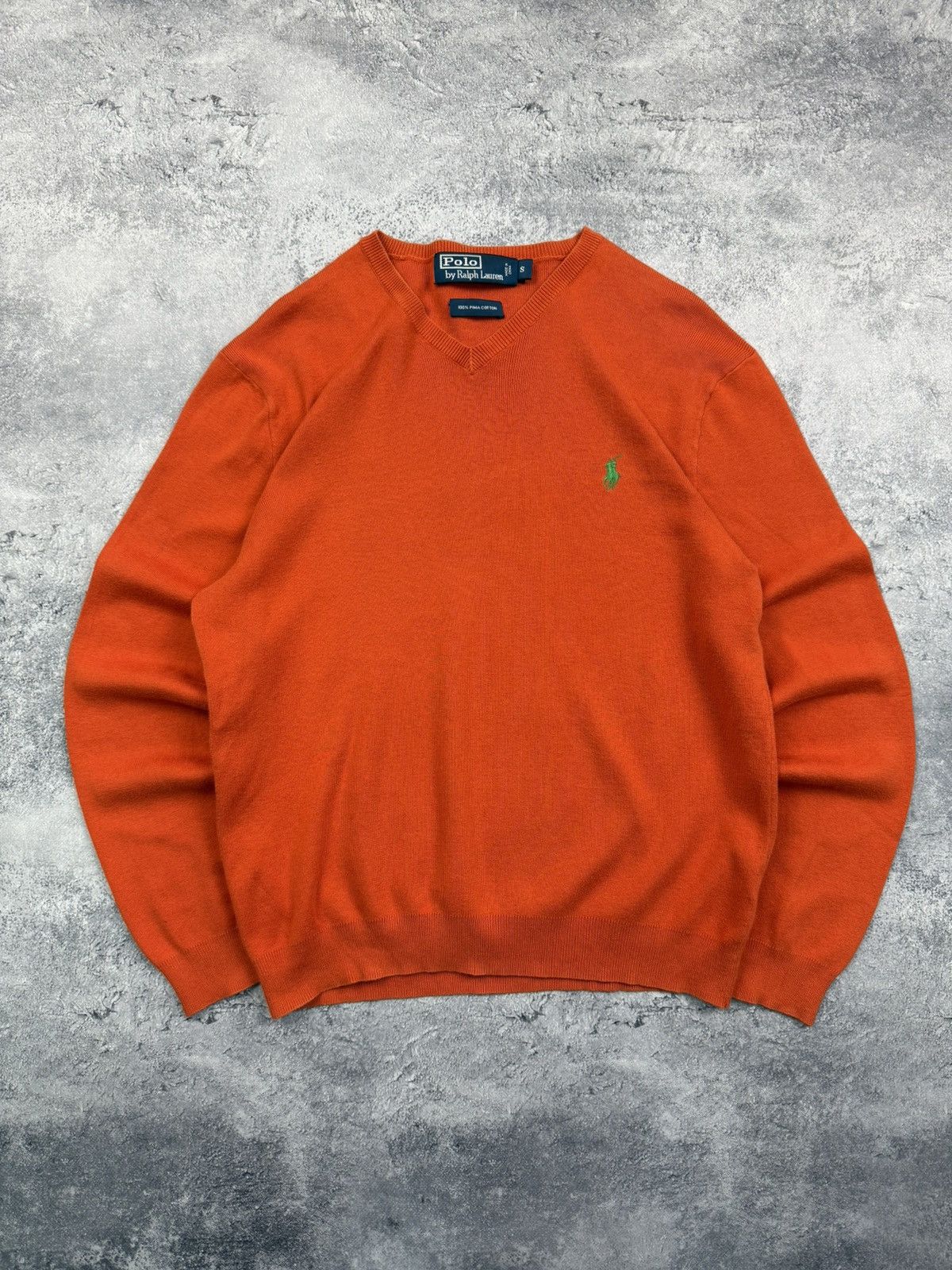 Polo Ralph Lauren Vintage Polo Ralph Lauren Orange Sweater Size US S / EU 44-46 / 1 - 1 Thumbnail