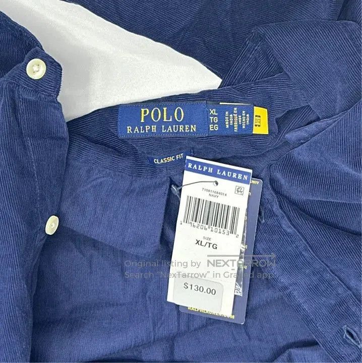 Polo Ralph Lauren Polo Ralph Lauren Men's Solid Logo Embroidered Shirt. Size US XL / EU 56 / 4 - 2 Thumbnail
