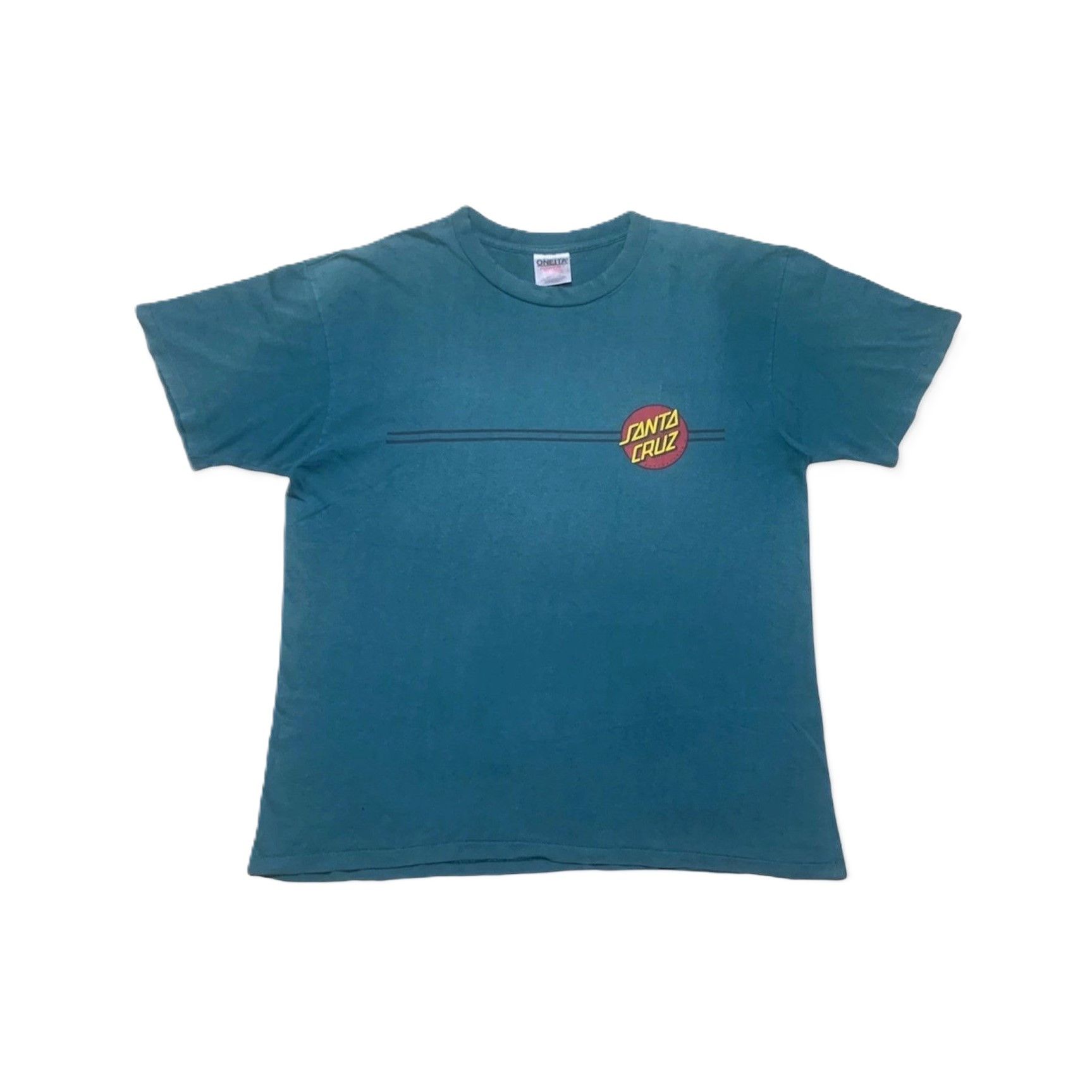 Santa Cruz Skateboards Vintage 90s Santa Cruz Skateboards Dot T-Shirt L Oneita USA Size US L / EU 52-54 / 3 - 1 Thumbnail