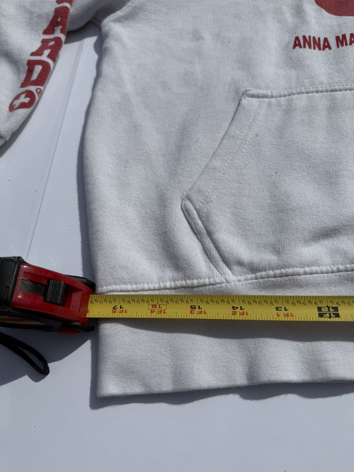 Other White Lifeguard Hoodie Sweater with Red Accents Size S / US 4 / IT 40 - 2 Thumbnail