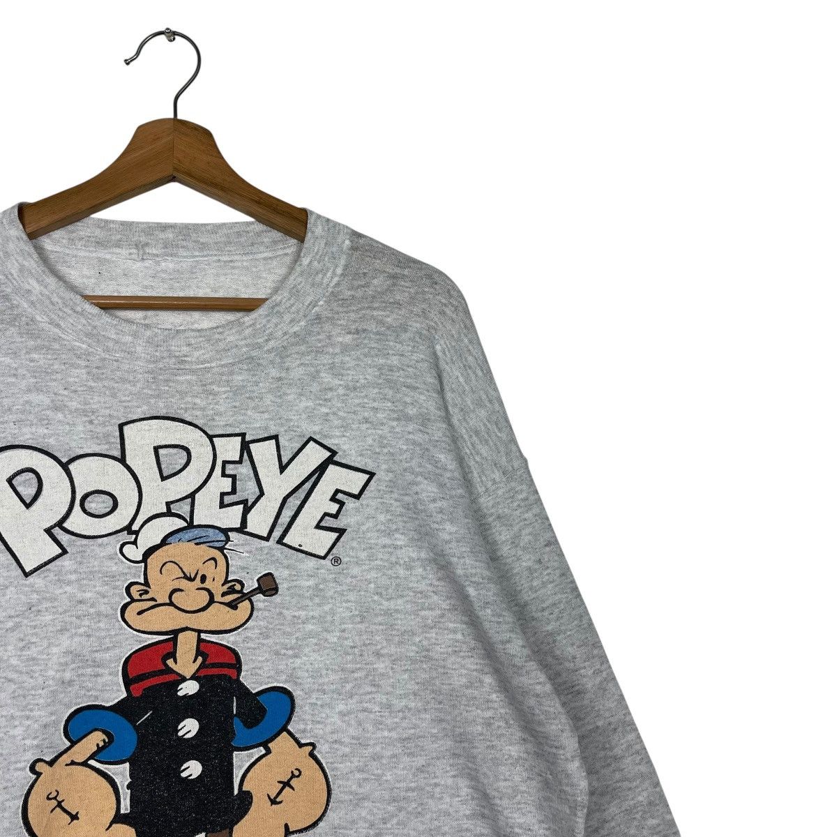 Vintage Vintage 90s Popeye Big Print Crewneck Sweatshirt Size US M / EU 48-50 / 2 - 5 Thumbnail