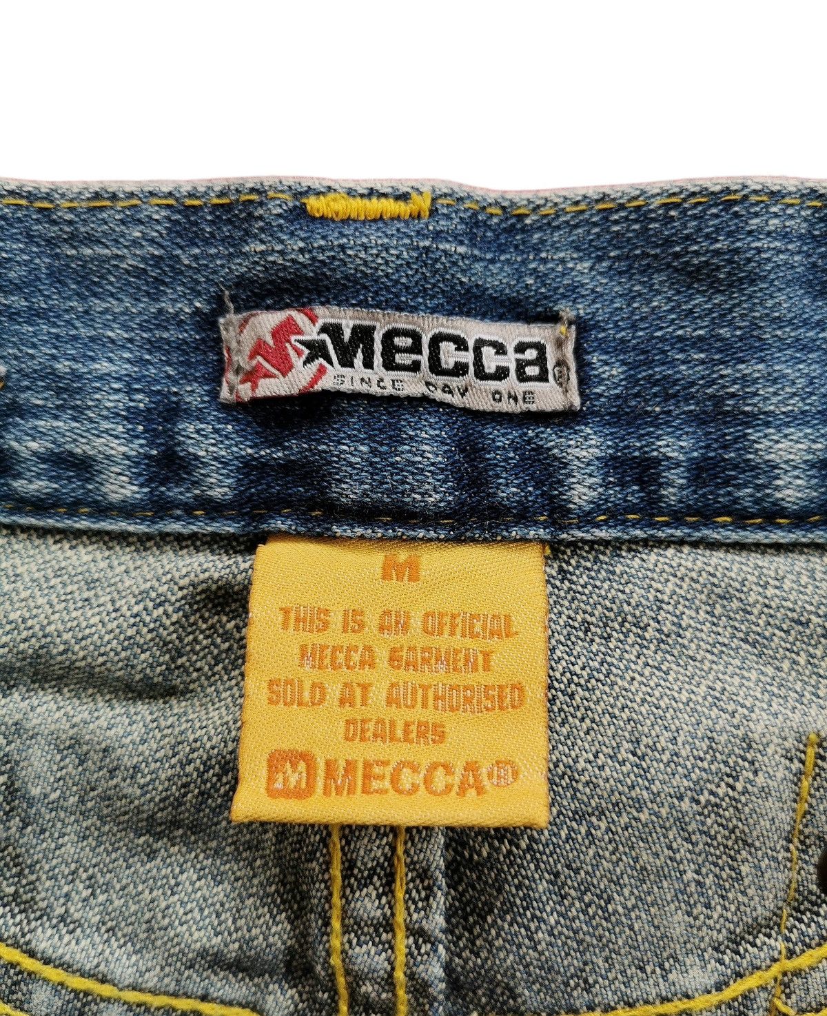 Mecca Mecca Streetwear Baggy Distressed Denim Jeans ♦️ Size 30”x29” Size US 30 / EU 46 - 9 Thumbnail