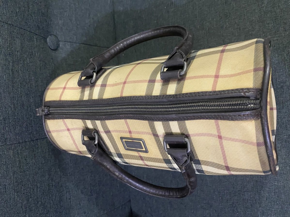Burberry × Vintage Vintage Burberry Checked Duffle Bag Size ONE SIZE - 7 Thumbnail