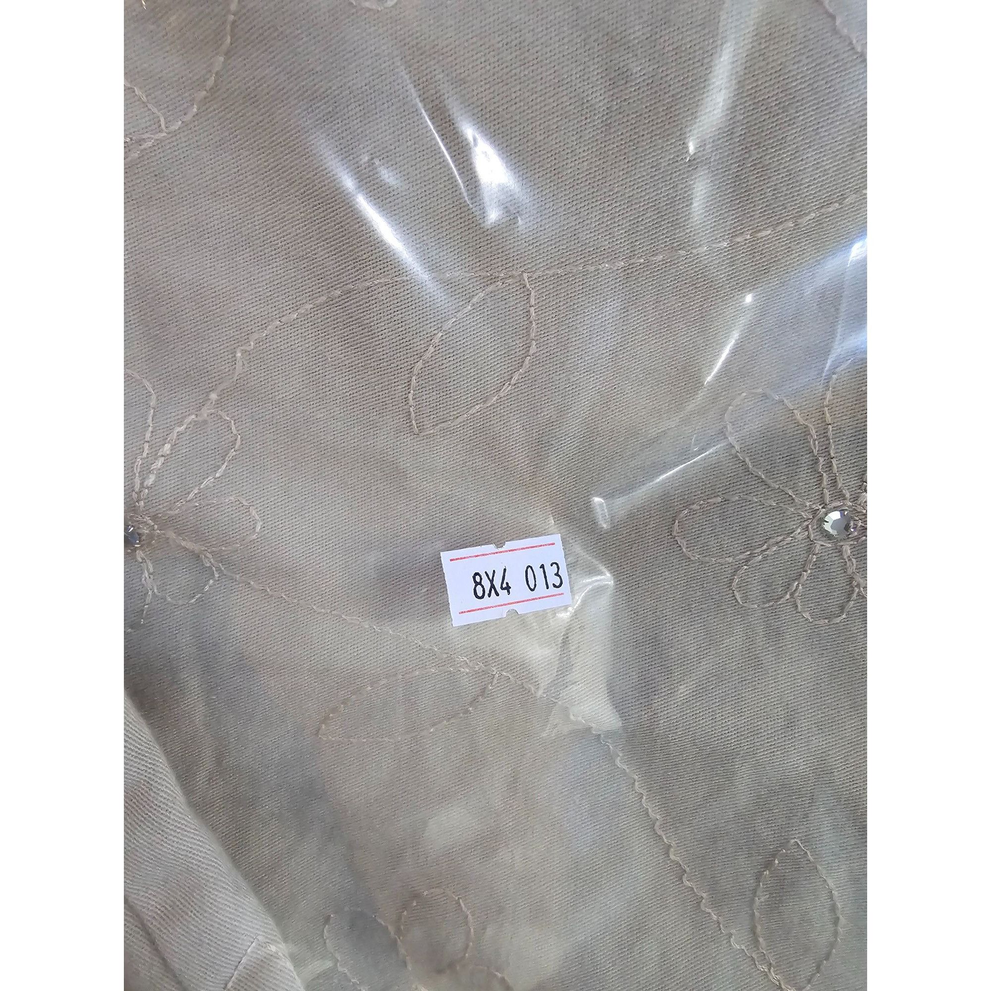 Other P.K. Maks Beige Embroidered Floral Pants Size 14 Women's Cot Size 36" / US 14 / IT 50 - 9 Thumbnail