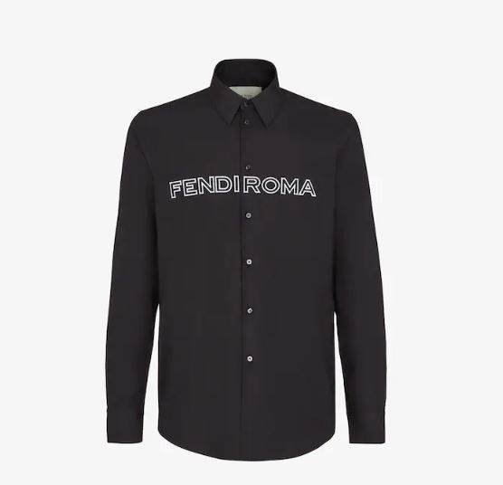 Fendi o1w1db10724 Shirt in Black Size US S / EU 44-46 / 1 - 1 Thumbnail