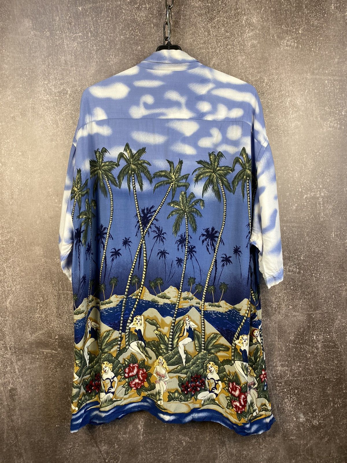 Pierre Cardin Vintage Pierre Cardin Hawaiian Shirt Tropical Floral Size US XL / EU 56 / 4 - 2 Thumbnail