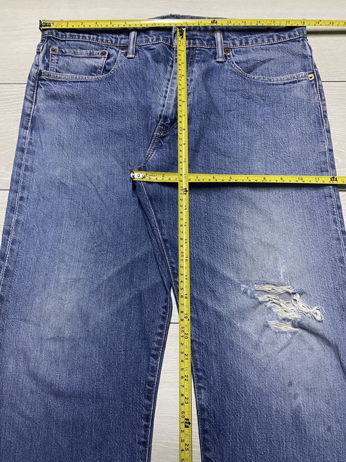 Levi's Vintage Levis 502 Y2K blue Wash Tappered Leg Jeans Size US 36 / EU 52 - 14 Thumbnail