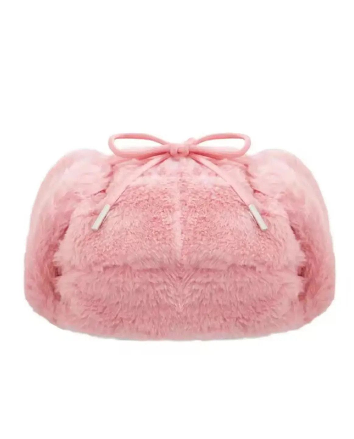 Japanese Brand Y2K Domo Bear Kun Pink Ushanka Autumn Winter Warm Hat Size ONE SIZE - 2 Thumbnail