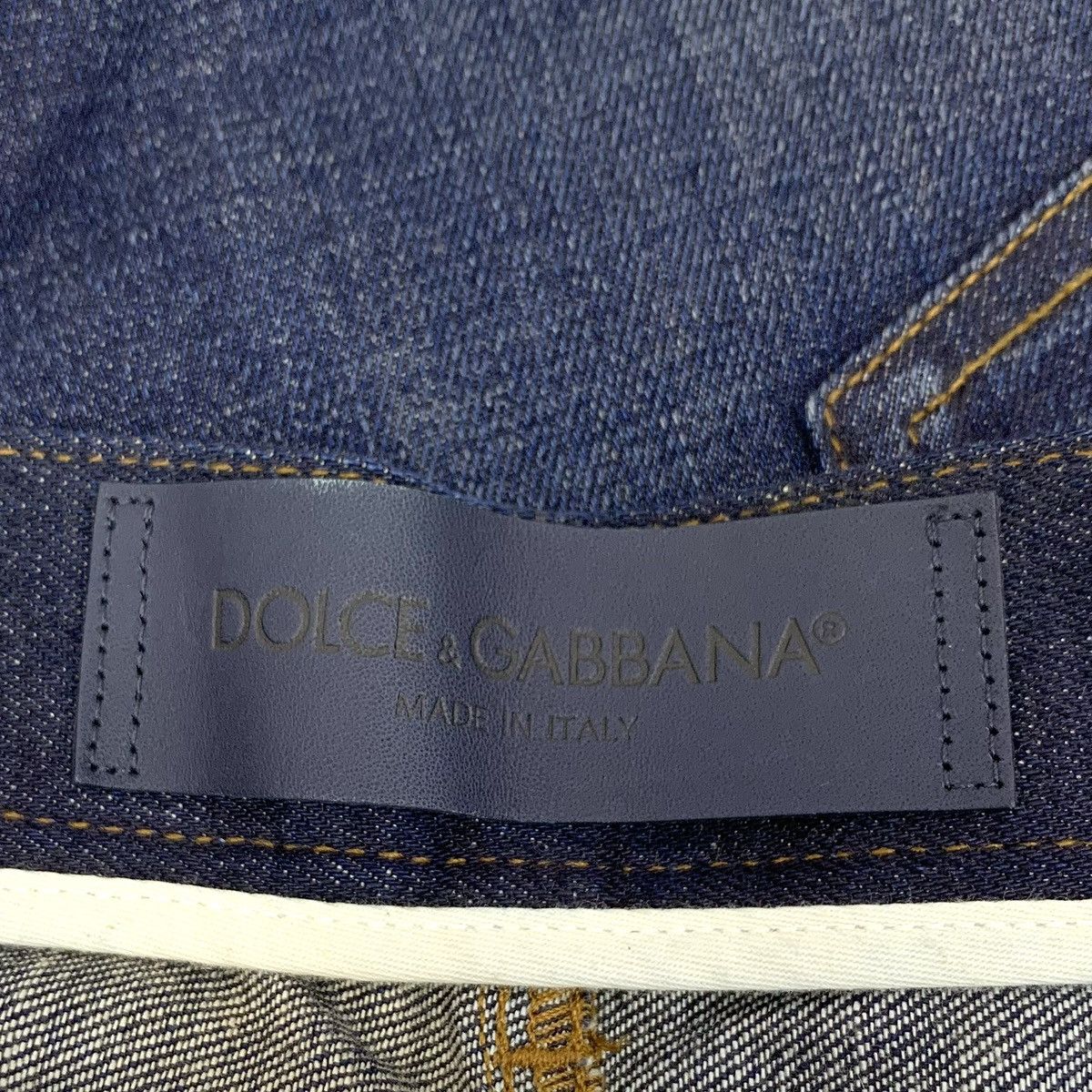Dolce & Gabbana Dolce Gabbana Dark Blue Vintage Distressed Denim Pants K26WX Size US 36 / EU 52 - 6 Thumbnail