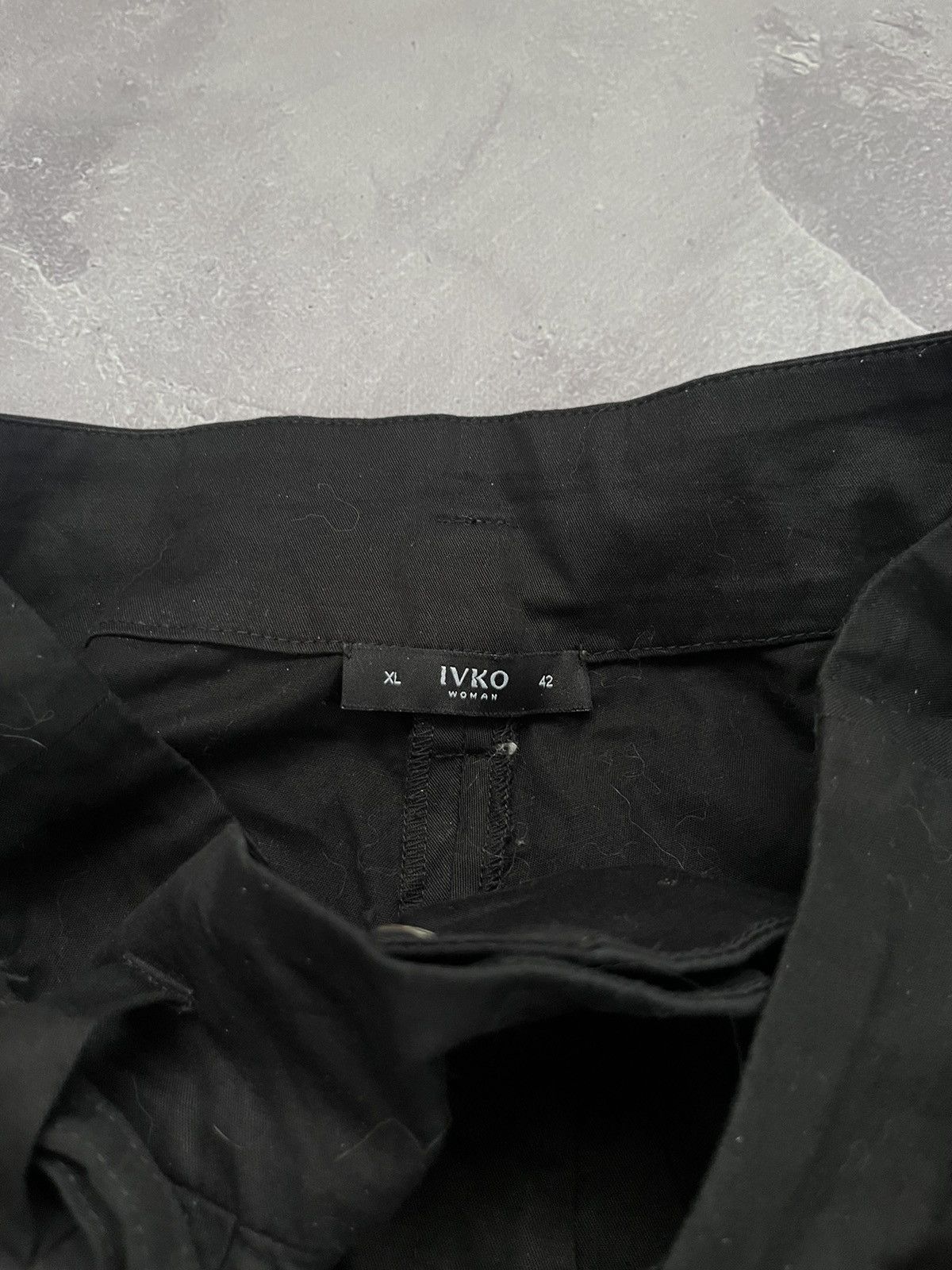 Other Ivko Cargo Pants Black With Stripe Black Size 42/XL Size 28" / US 6 / IT 42 - 8 Thumbnail