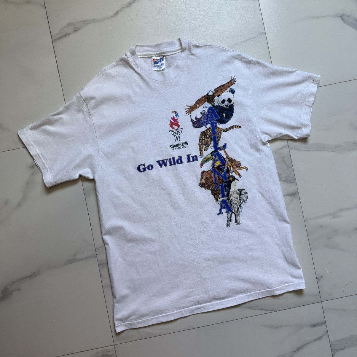 Vintage Vintage Go Wild In Atlanta ACOG T-Shirt Size US L / EU 52-54 / 3 - 3 Thumbnail