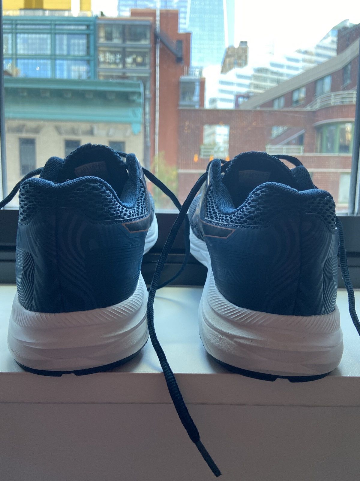 Asics Asics Kabuki marine blue with orange details, size 11.5 Size US 11.5 / EU 44-45 - 4 Thumbnail