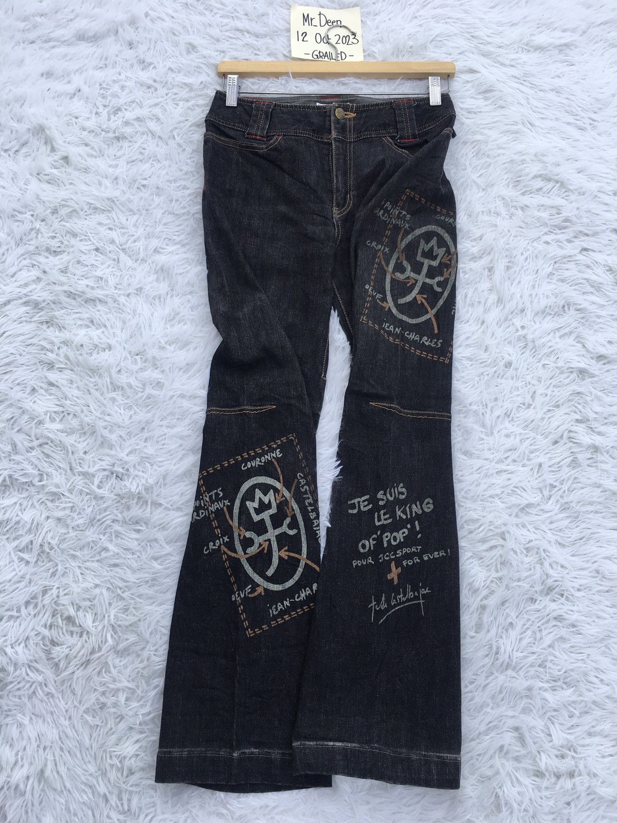 Jean Charles De Castelbajac Rare Vintage Jean Charles de Castelbajac Jean/Denim Size US 26 / EU 42 - 1 Thumbnail