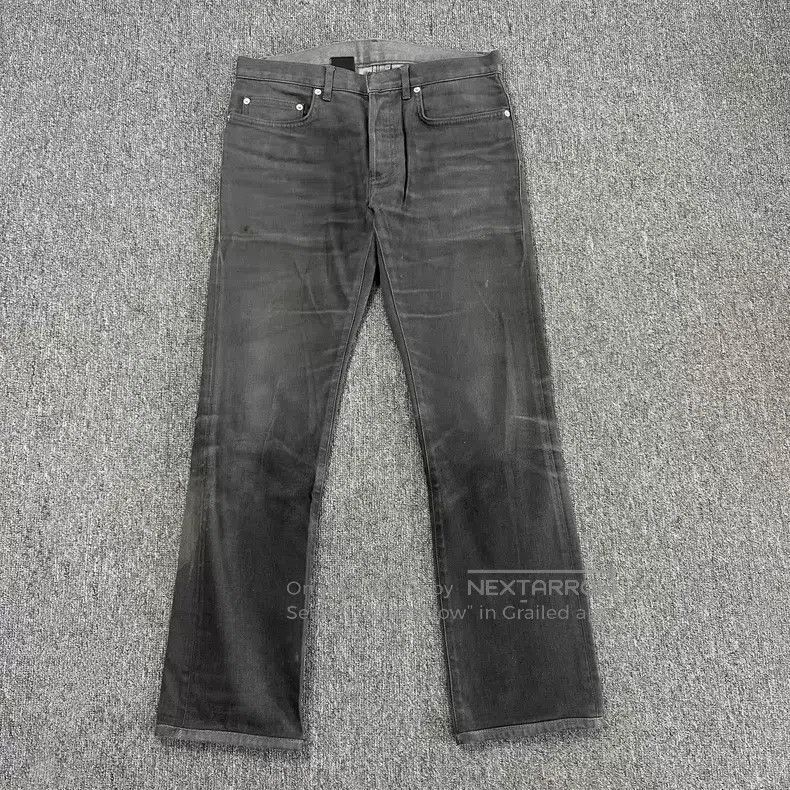 Dior Dior Light gray washed and polished white jeans Size US 29 - 1 Thumbnail