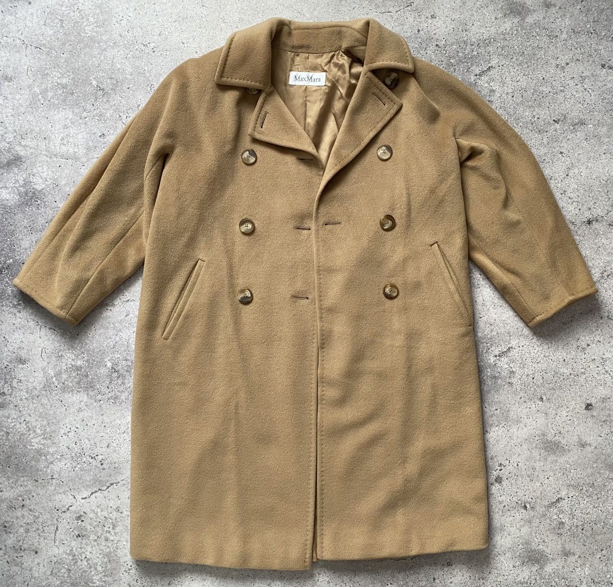 Max Mara Max Mara Long Coat Jacket Women’s Wool Cashmere US 6 Camel Size M / US 6-8 / IT 42-44 - 1 Thumbnail