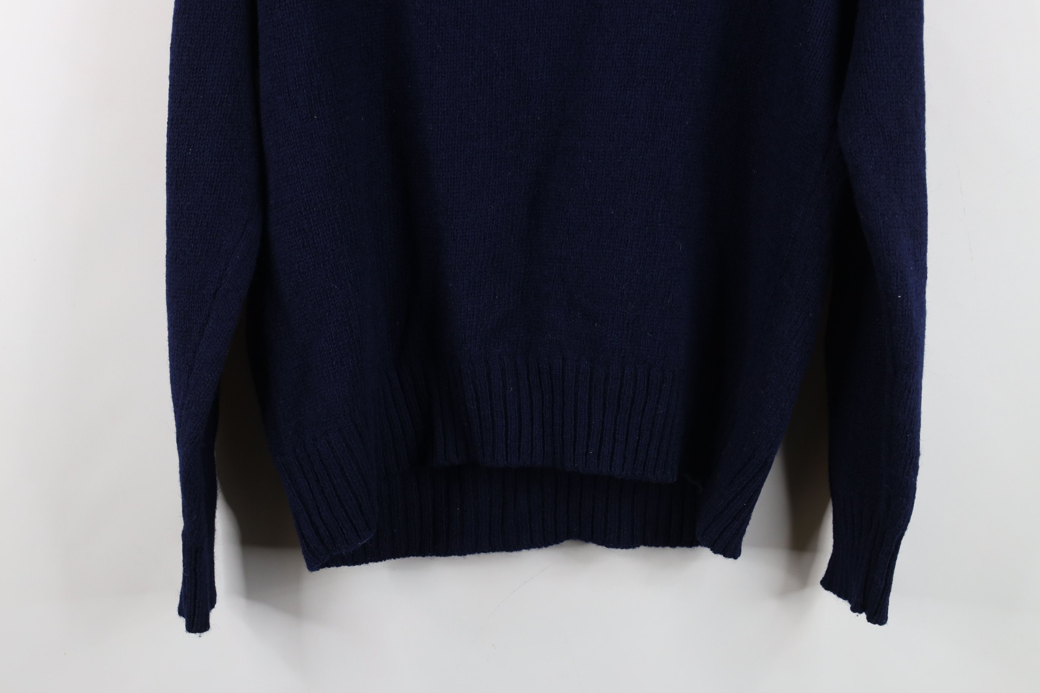 Vintage Vintage 70s Streetwear Wool Argyle Diamond Knit Sweater Size US L / EU 52-54 / 3 - 13 Thumbnail