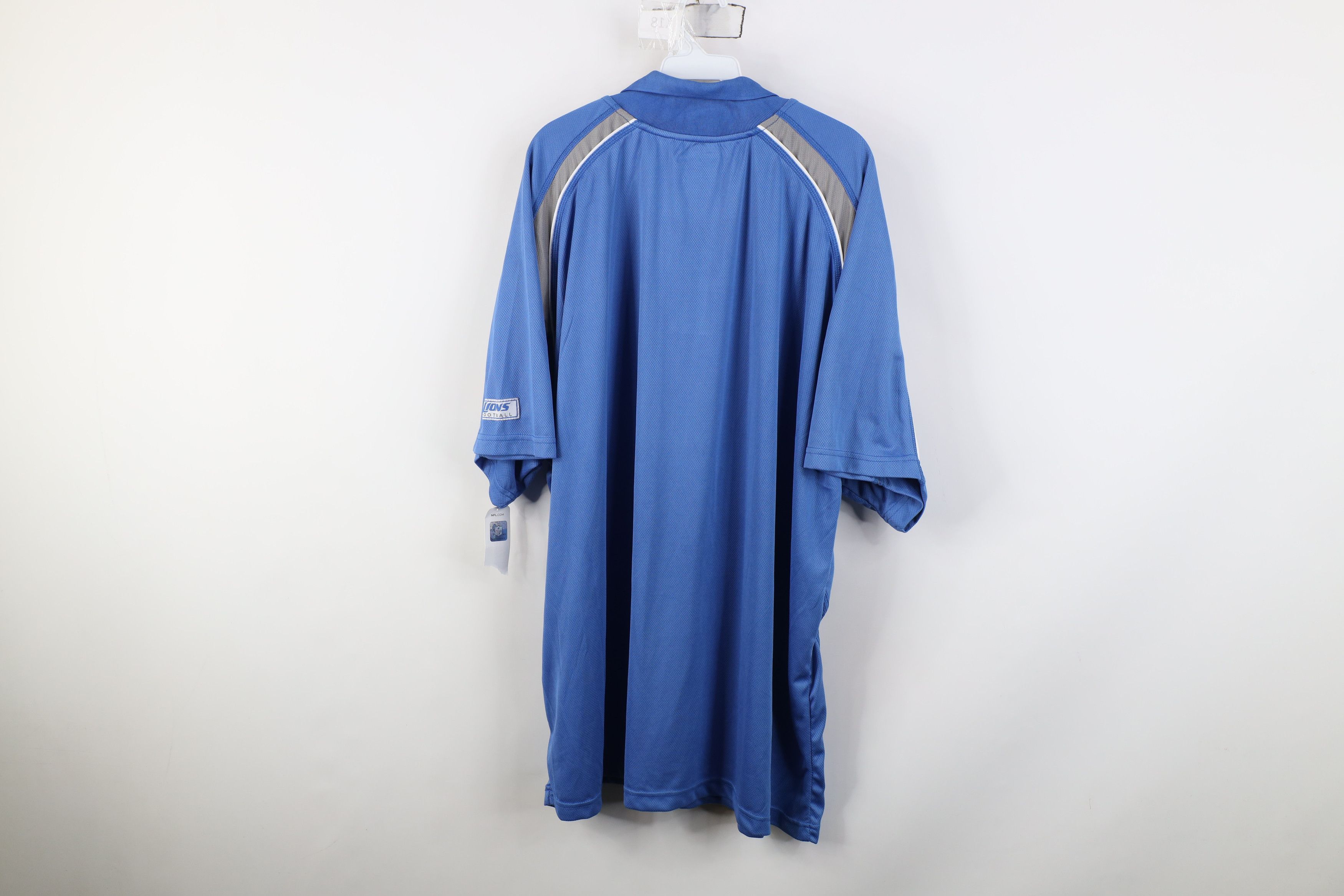 Vintage Deadstock Vintage Y2K Detroit Lions Football Golf Polo Shirt Size US XXL / EU 58 / 5 - 13 Thumbnail
