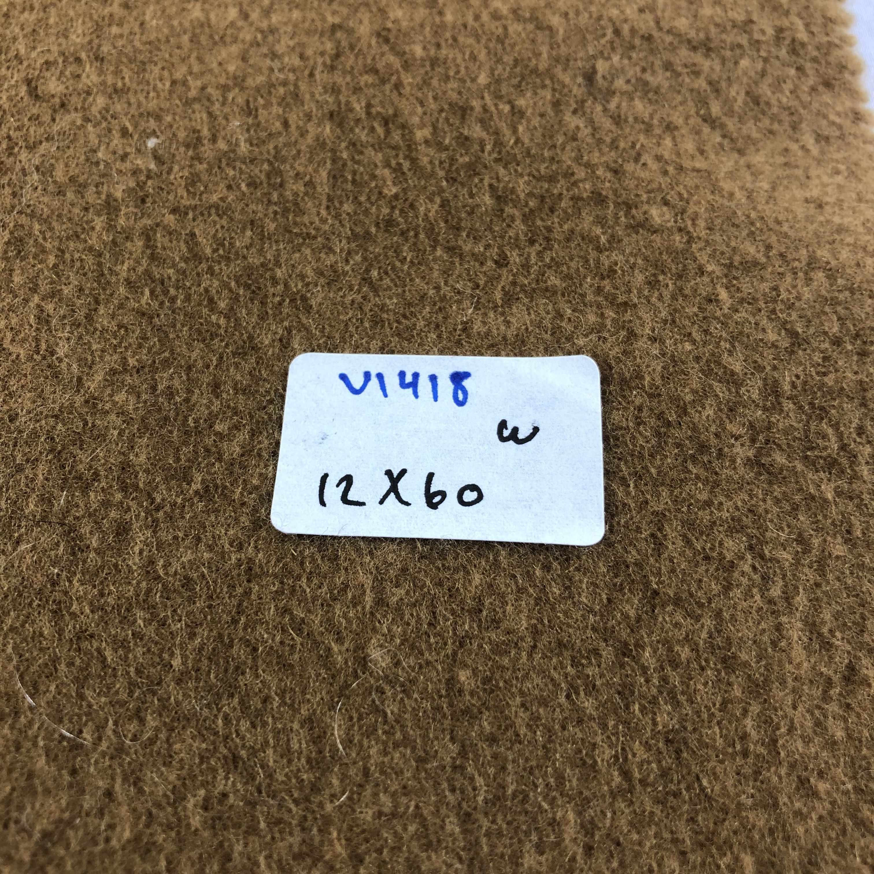 Japanese Brand Fendi Plain Brown Wool Scarf Muffler V1418 Size ONE SIZE - 4 Thumbnail
