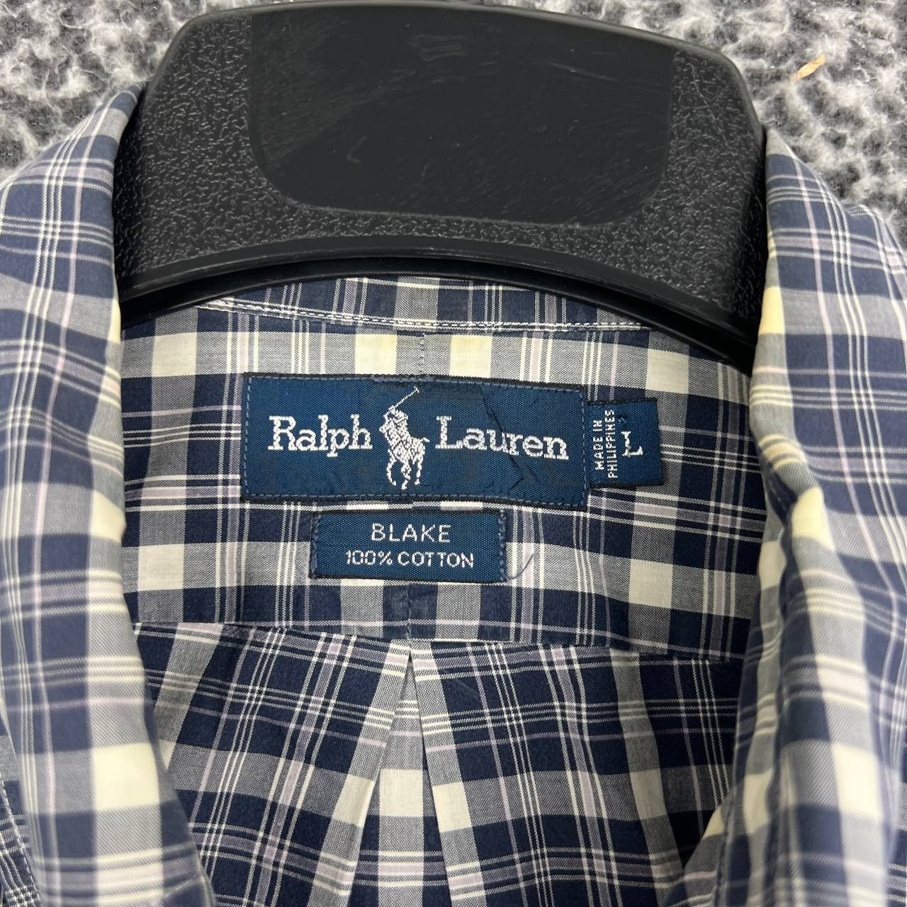 Ralph Lauren Vintage Ralph Lauren Blake Button Down Plaid ShortSleeve L Size US L / EU 52-54 / 3 - 2 Thumbnail