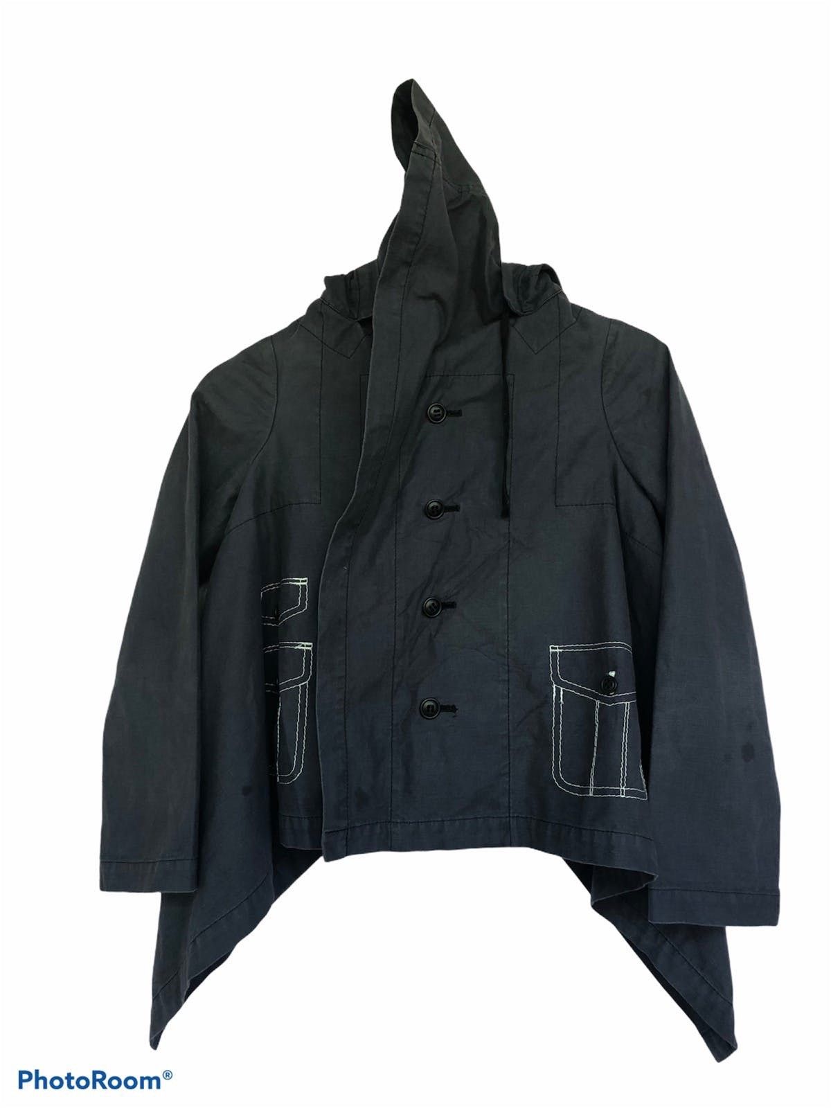 CDG by Comme des Garcons GD-B005 Comme des Garcon Poncho Cropped Jackets Size XS / US 0-2 / IT 36-38 - 1 Thumbnail