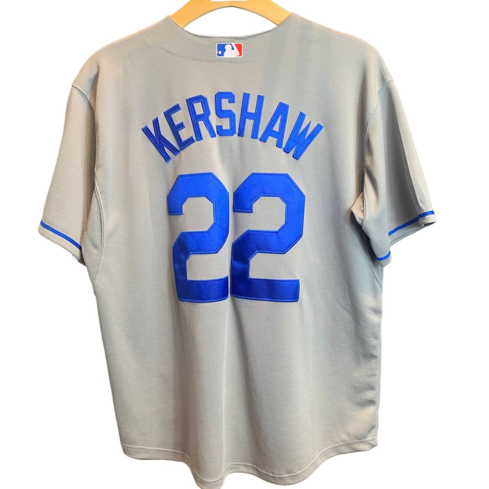 Clayton kershaw grey on sale jersey