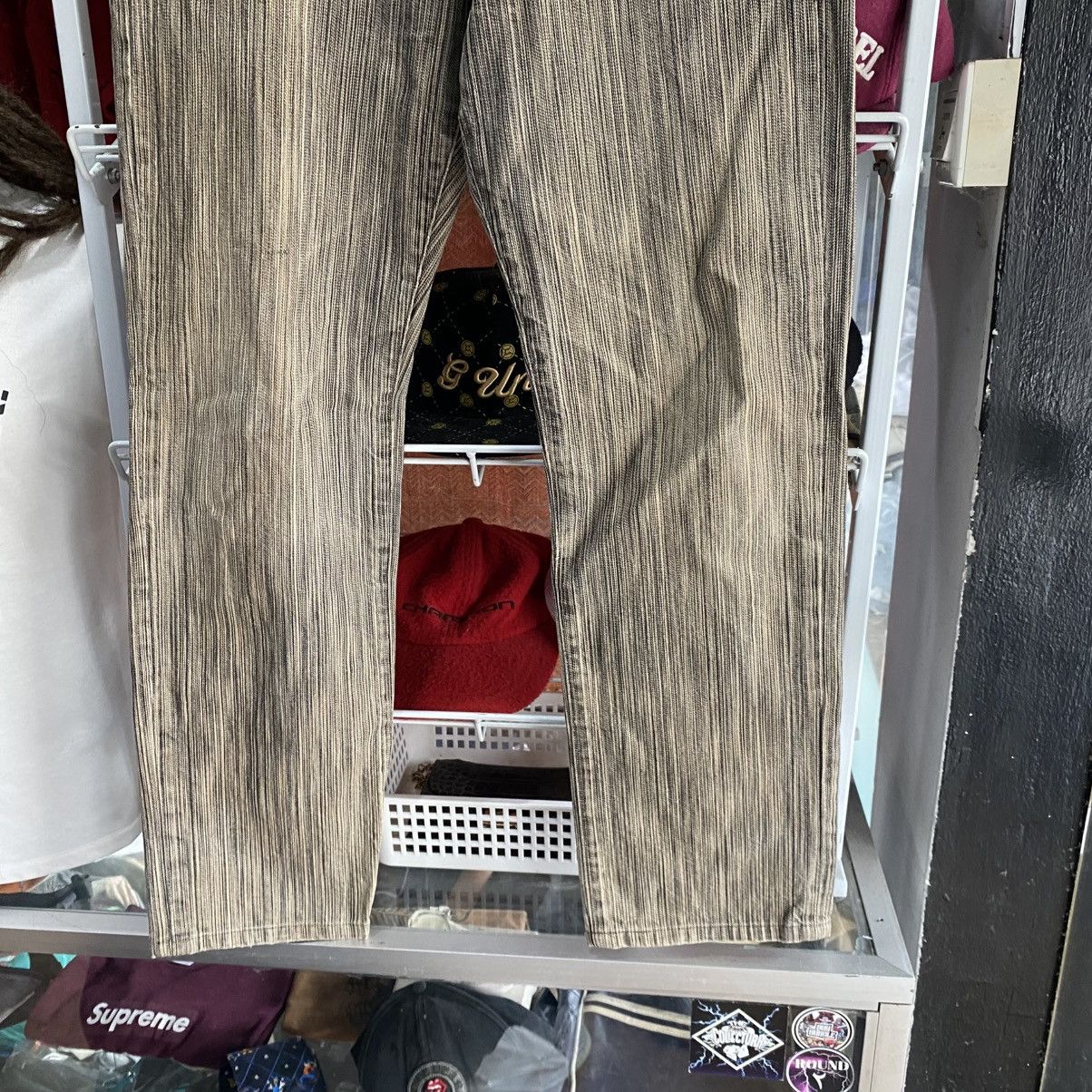 semanticdesign Semanticdesign Japanese Brand Hickory Stripe Denim Jeans Size US 30 / EU 46 - 4 Thumbnail