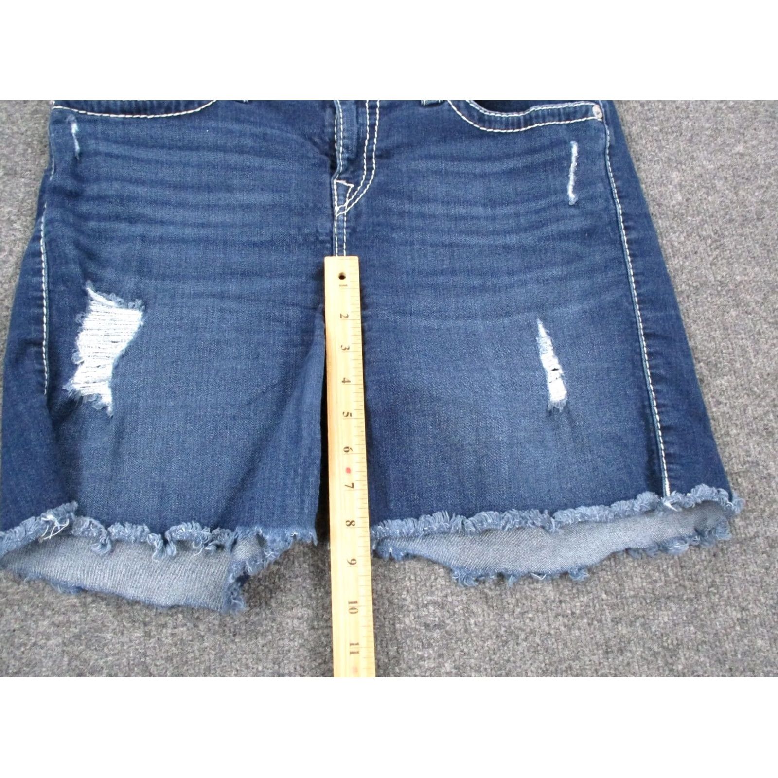 True Religion True Religion Shorts Mens 34 Denim Rocco Relaxed Cut Off Jean Jorts Summer Size US 36 / EU 52 - 4 Thumbnail