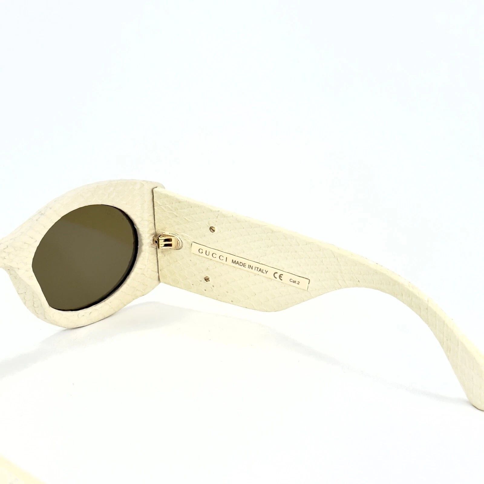 Gucci GUCCI GG0815S MATELASSE 0815 Quilted Leather Sunglasses 002 Size ONE SIZE - 3 Thumbnail