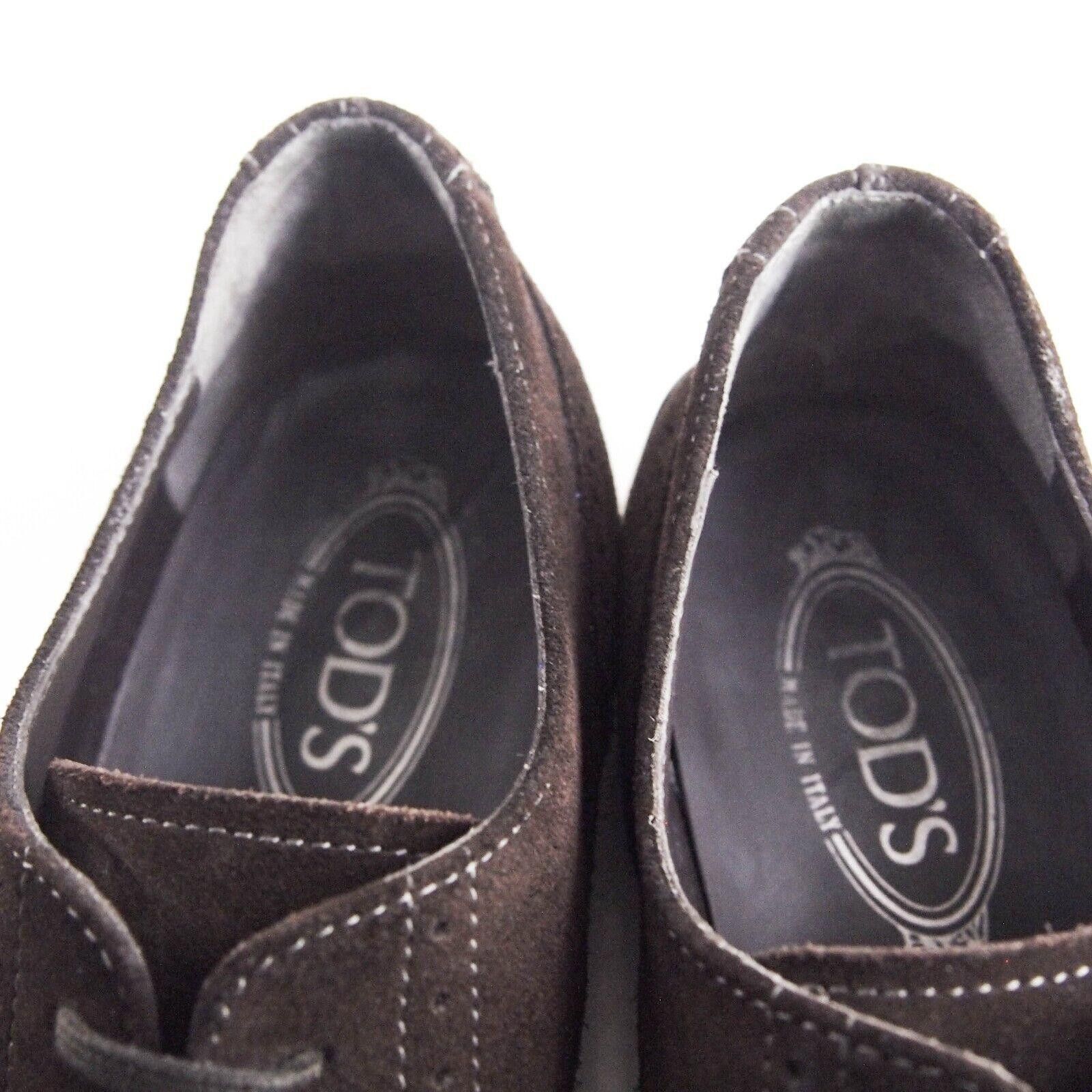 Tod's TOD's Wingtip Brogues Brown Suede Mens Size EU 42.5 US 9.5 Size US 9.5 / EU 42-43 - 7 Thumbnail