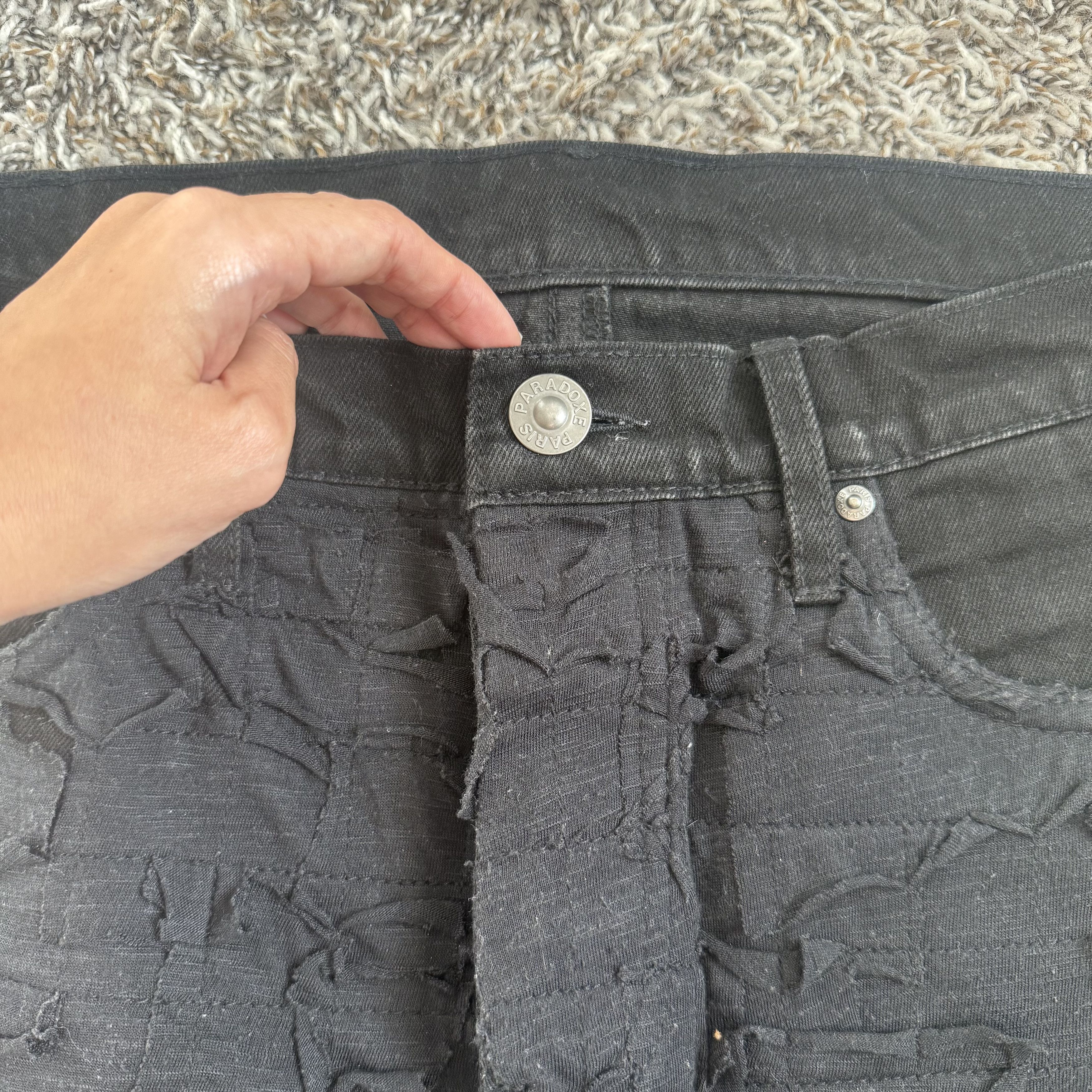Paradoxe Paris DARK FLAYED SAIL JEANS Size US 32 / EU 48 - 10 Thumbnail