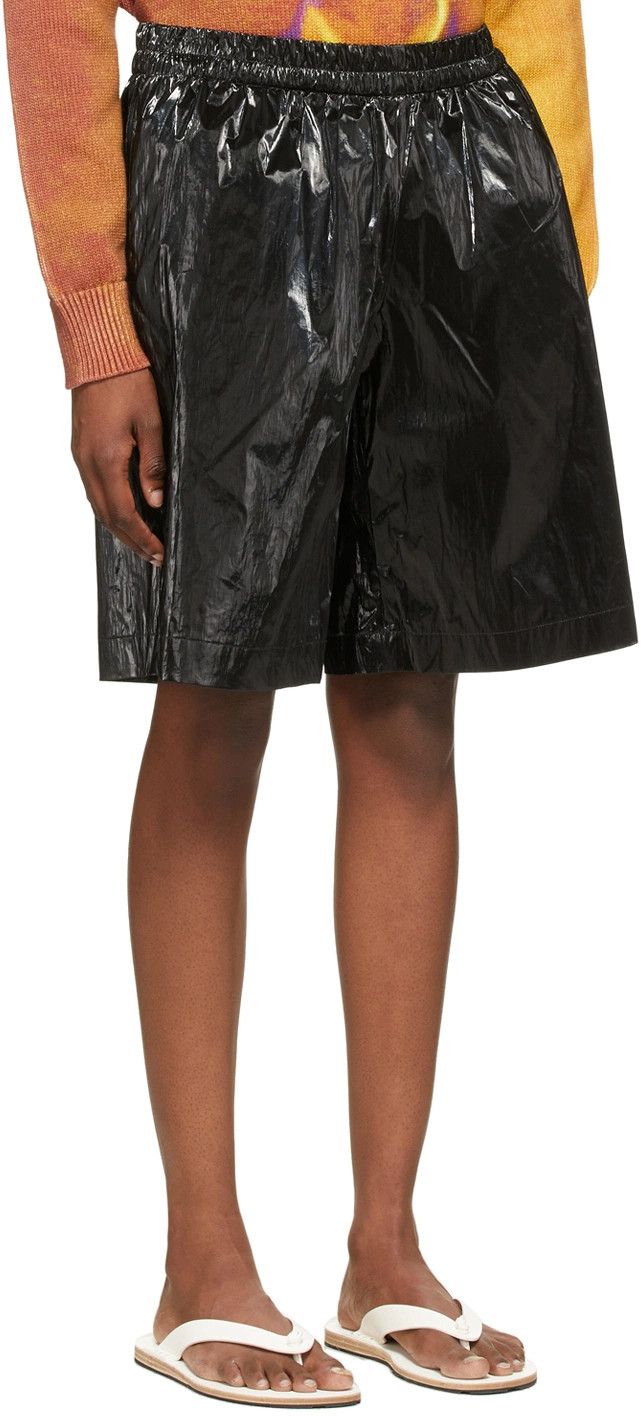 Dries Van Noten Tyvek® coated long shorts Size 25" / US 0 / IT 36 - 7 Thumbnail