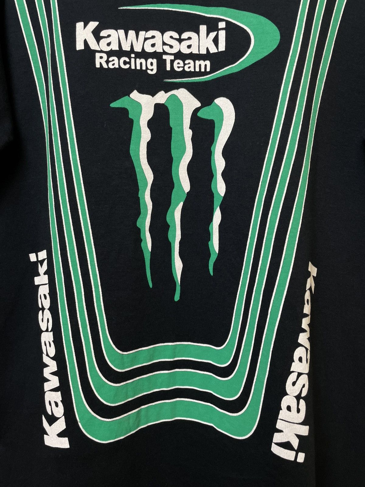 Vintage Vintage Monster Energy Kawasaki Racing T-shirt Size US XXL / EU 58 / 5 - 5 Thumbnail