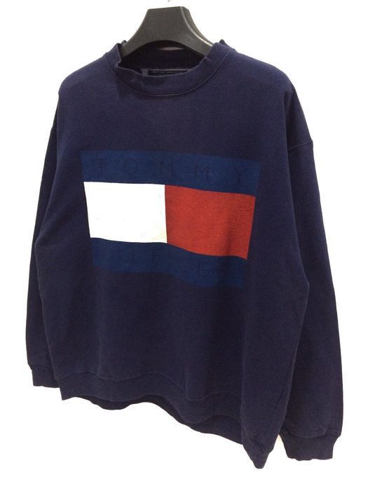 Tommy Hilfiger Tommy Hilfiger Big Logo Sweatshirt Size US XL / EU 56 / 4 - 3 Thumbnail