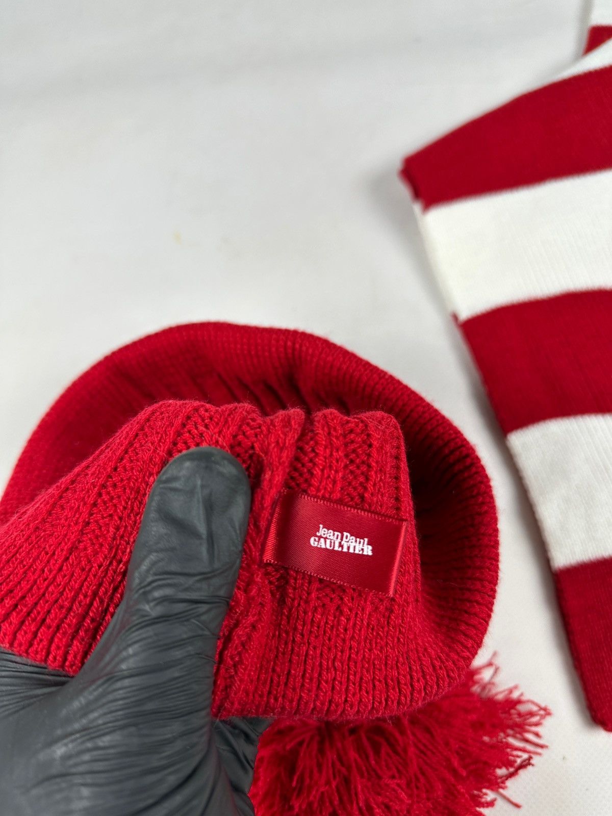 Jean Paul Gaultier Jean Paul Gaultier I Love ❤️ Gaultier Scarf + Hat Size ONE SIZE - 10 Thumbnail