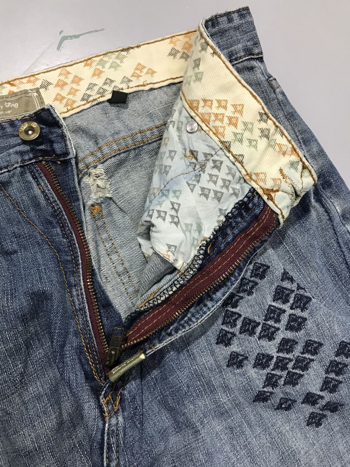 Southpole Vintage Hiphop embroidered denim Size US 36 / EU 52 - 6 Thumbnail