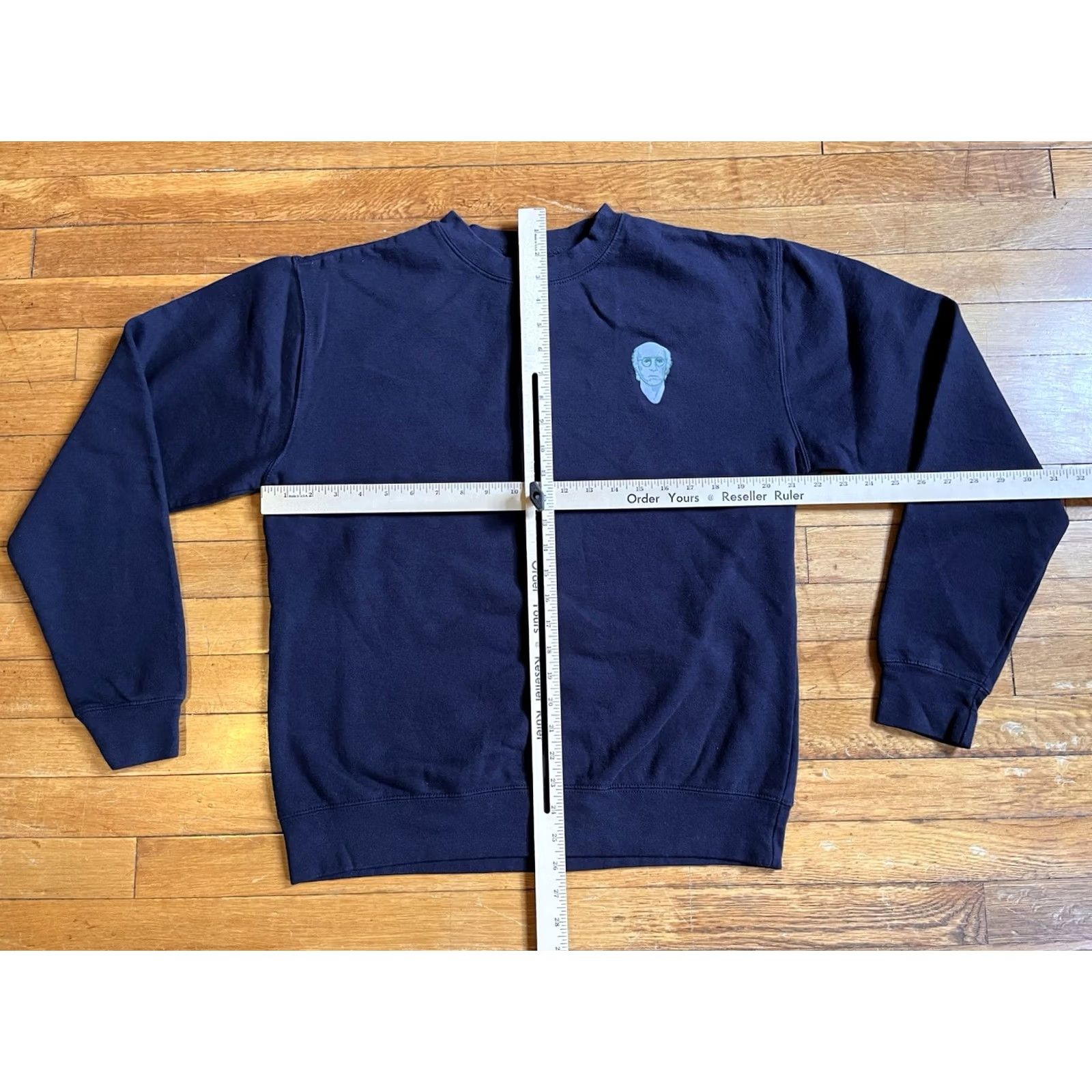 Vintage Larry David Curb Your Enthusiasm Sweatshirt Men’s M Navy Size US M / EU 48-50 / 2 - 6 Thumbnail