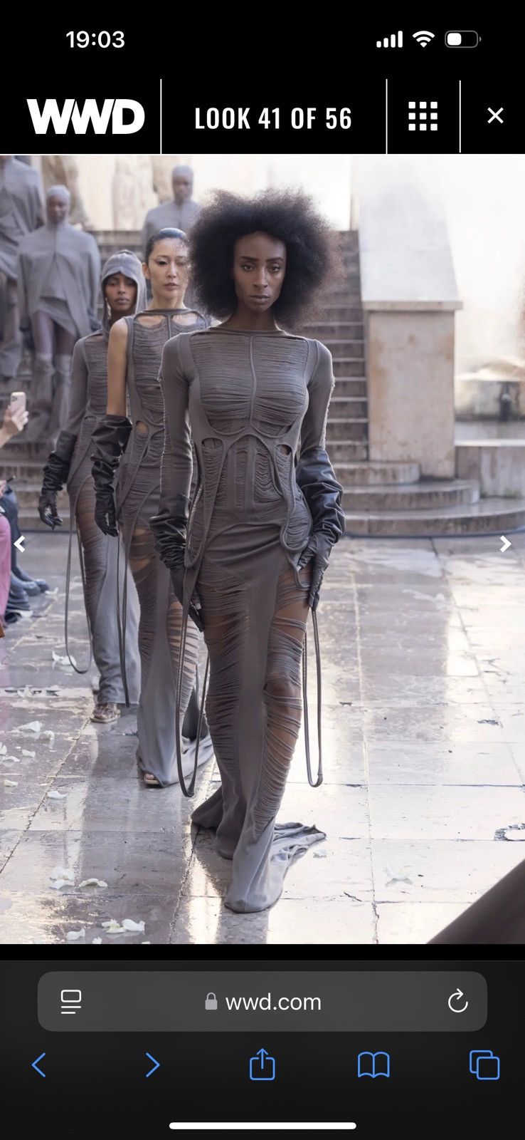 Rick Owens Rick Owens SS25 Hollywood runway Tanja T Size XS / US 0-2 / IT 36-38 - 1 Thumbnail