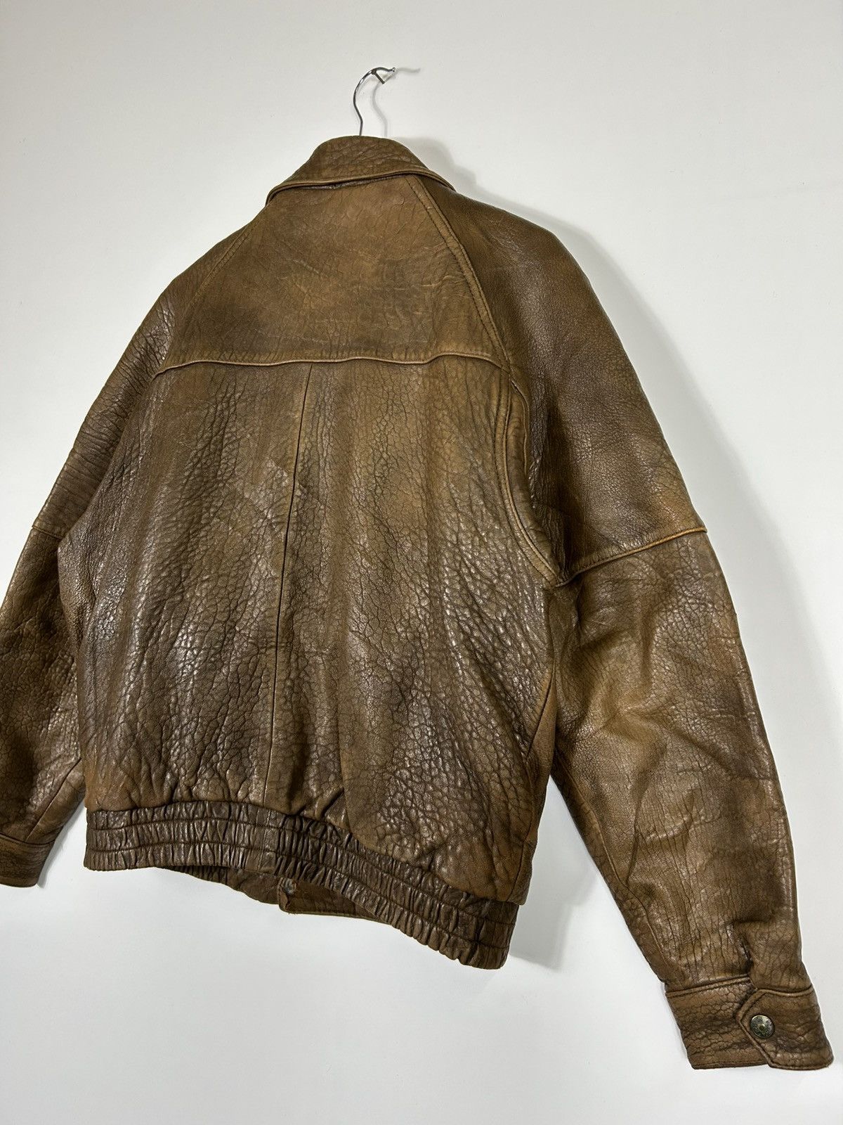 Leather ⚡️Vintage 80’s Houston A2 Flyer Leather Jacket Size US L / EU 52-54 / 3 - 18 Thumbnail