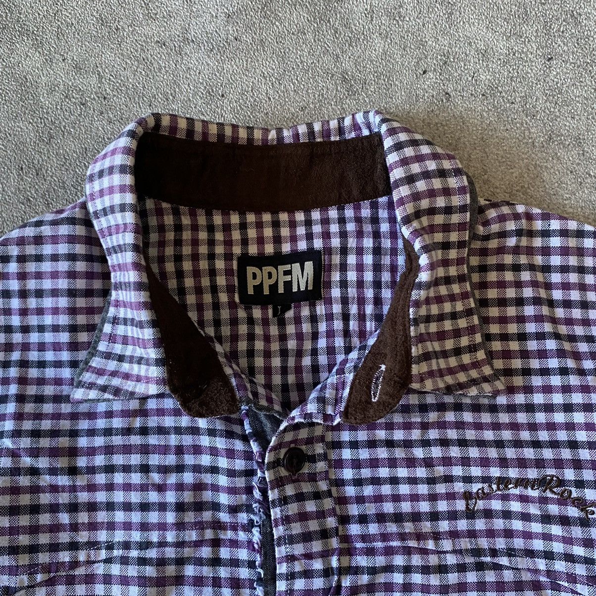 PPFM 90s PPFM Check Button Up Shirt If six was nine Size US M / EU 48-50 / 2 - 7 Thumbnail