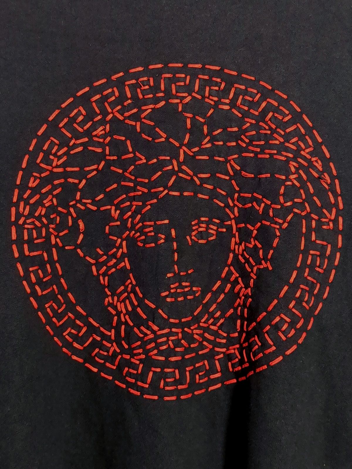 Versace Versace Medusa Crystal Embellished Crew Neck Sweatshirt Size US L / EU 52-54 / 3 - 2 Thumbnail