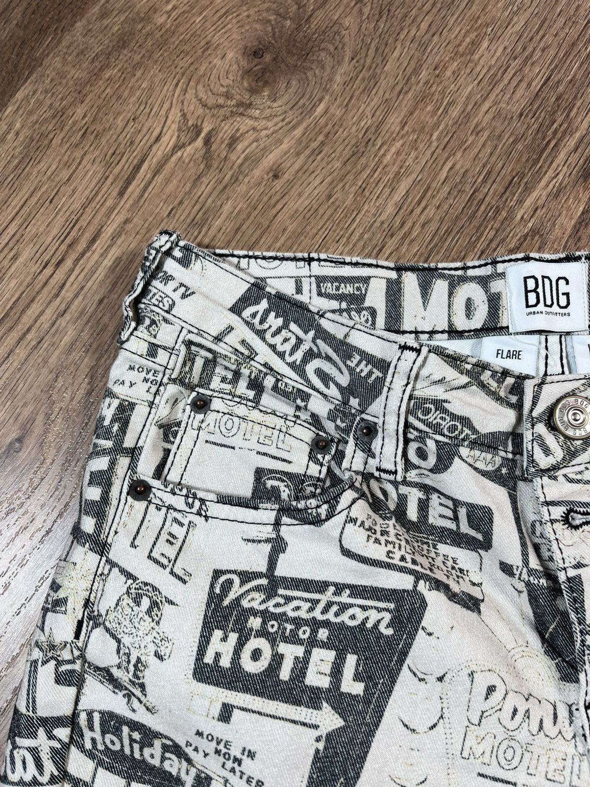 Bdg × Vintage BDG Flare Pants Rare Size 28" / US 6 / IT 42 - 6 Thumbnail
