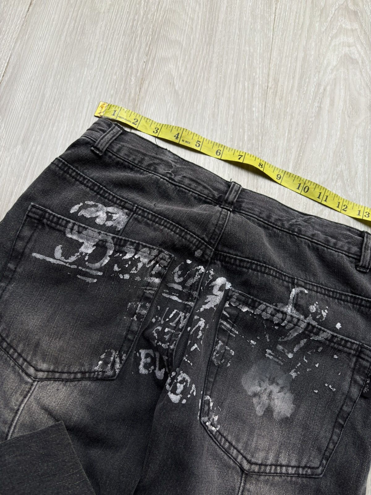 パンツ Bernings Sho lace up damage flared denim Japanese Brand BERNING SHO lace up flare jeans | Grailed