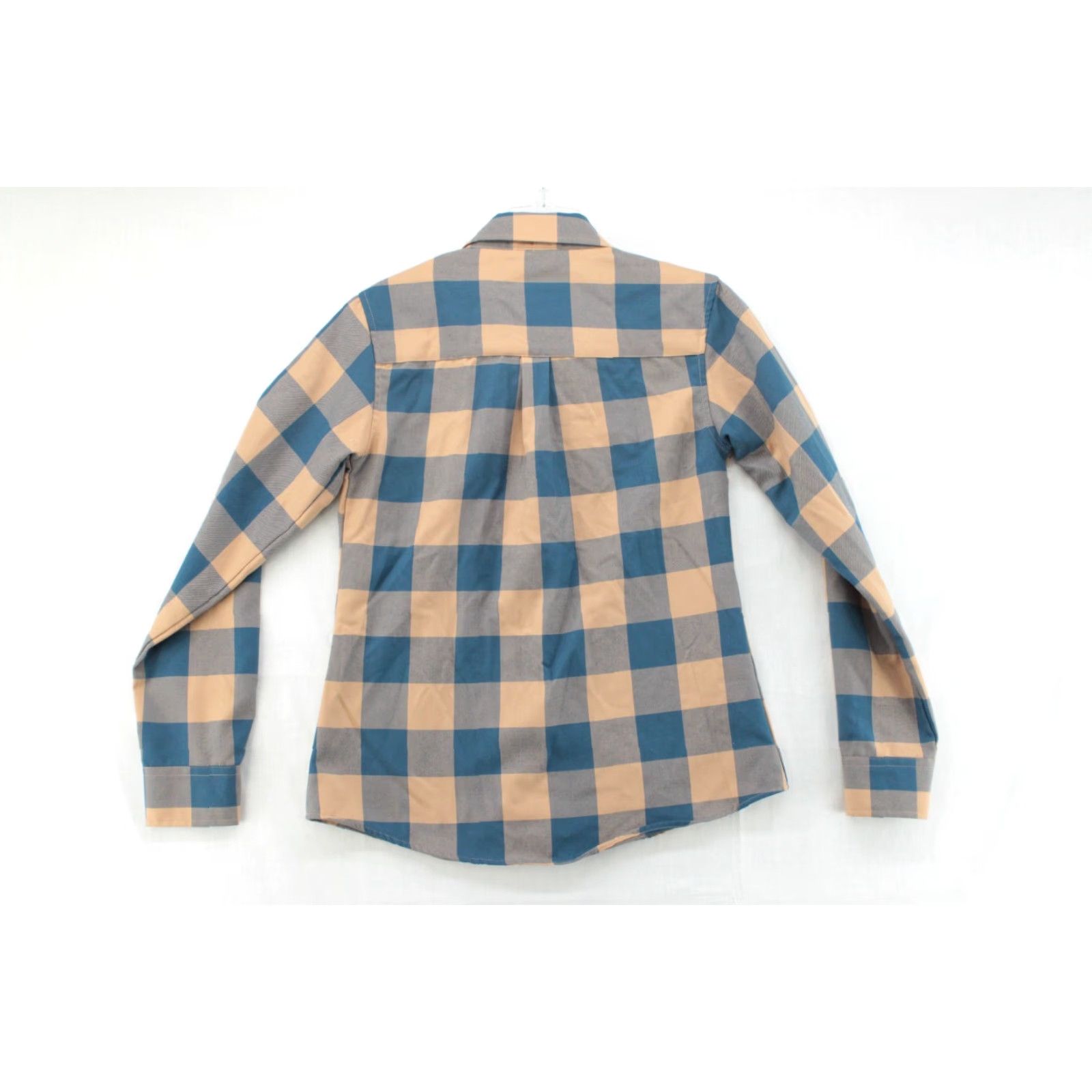 Vintage Dixxon Shirt Women's Medium Andar B Strong 2.0 Blue Tan Plaid Flannel Outdoors Size M / US 6-8 / IT 42-44 - 4 Thumbnail