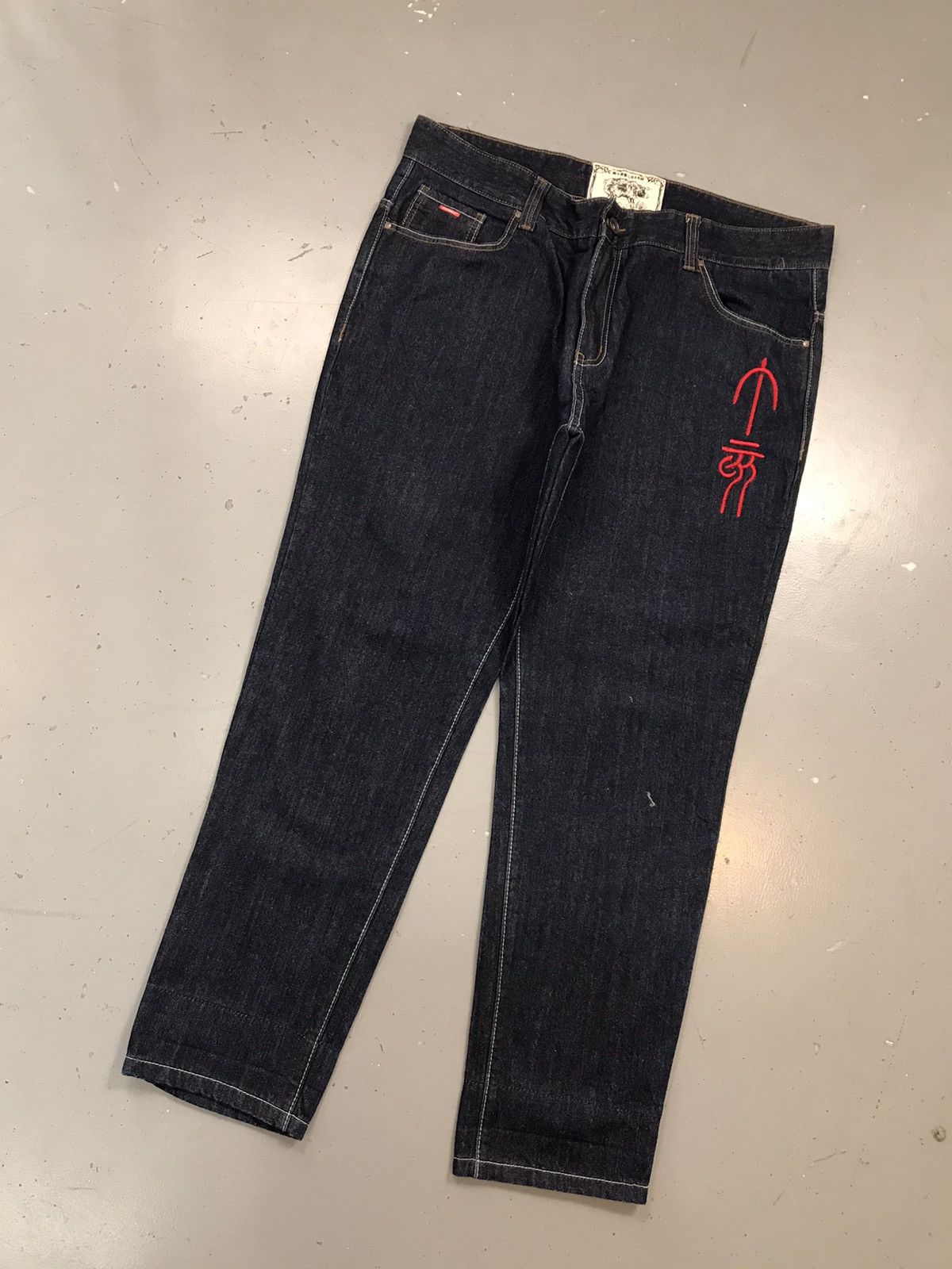 JNCO × Vintage Vintage pais kn0001 thread embroidered denim Size US 40 / EU 56 - 3 Thumbnail