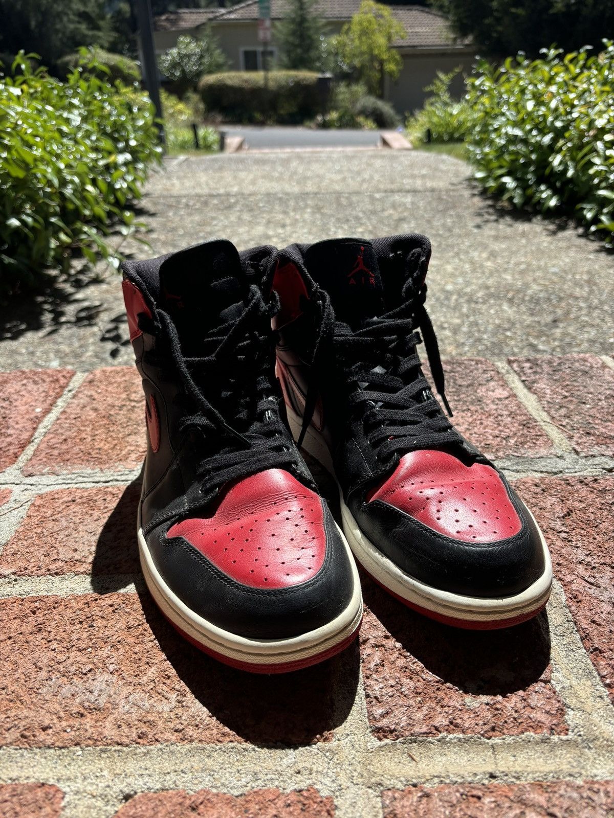 Good 2009 NIKE AIR JORDAN 1 HIGH ‘CHICAGO BULLS’ BRED DMP