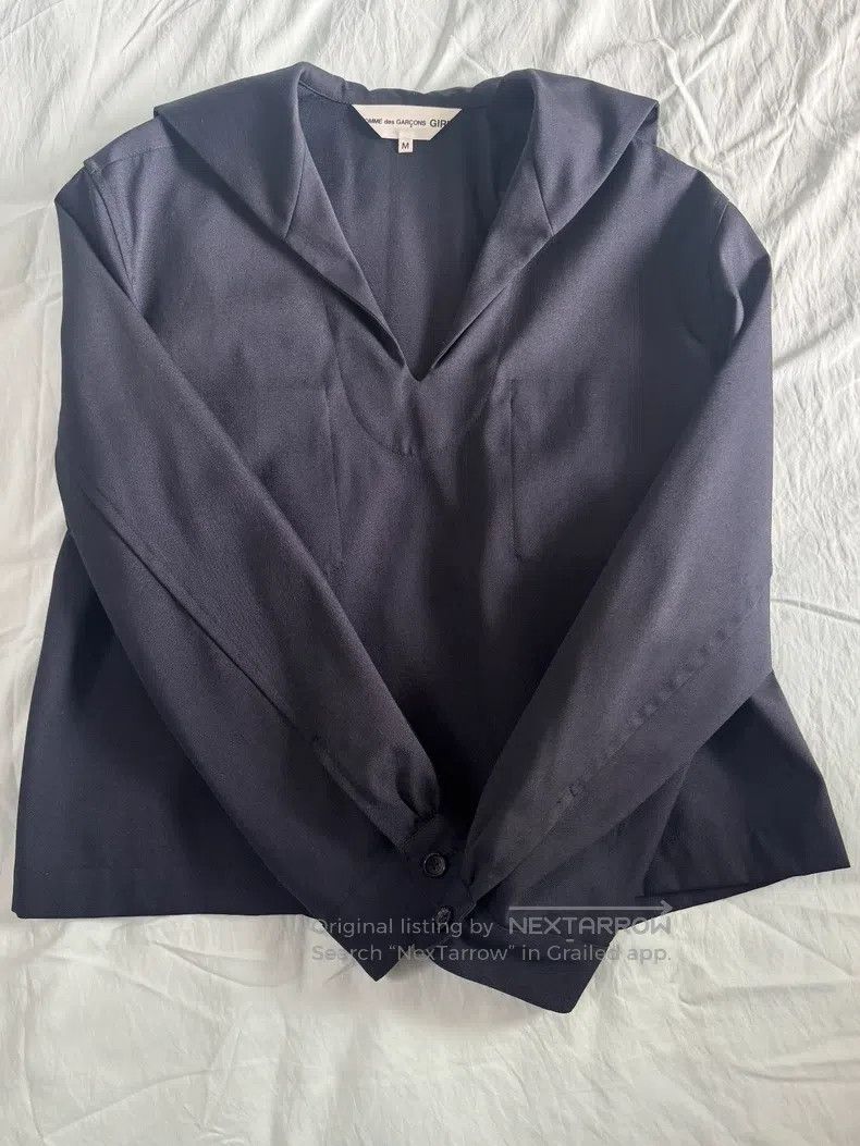 Comme des Garcons Comme Des Garcons Sailor collar naval collar coat M size w Size M / US 6-8 / IT 42-44 - 2 Thumbnail
